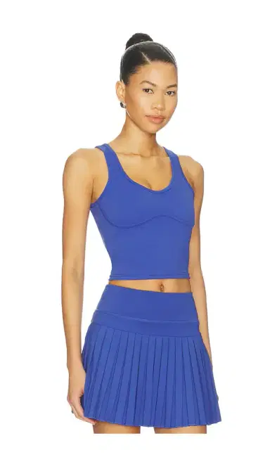 Gold Hinge Lined Mid-length Bra Top | Thumbnail 2 Gold Hinge Lined Mid-length Bra Top | Thumbnail 2