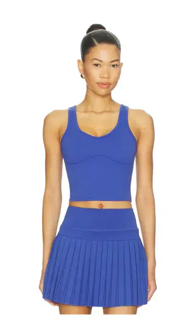 Gold Hinge Lined Mid-length Bra Top | Thumbnail 1 Gold Hinge Lined Mid-length Bra Top | Thumbnail 1