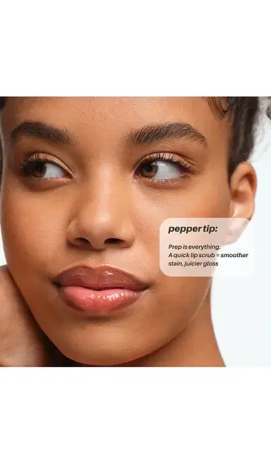 Pepper Pout Sweet Spot Glossy Lip Stain | Thumbnail 5 Pepper Pout Sweet Spot Glossy Lip Stain | Thumbnail 5