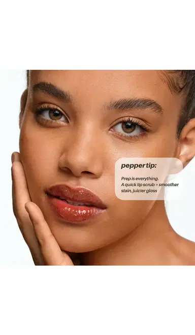 Pepper Pout Sweet Spot Glossy Lip Stain | Thumbnail 5 Pepper Pout Sweet Spot Glossy Lip Stain | Thumbnail 5