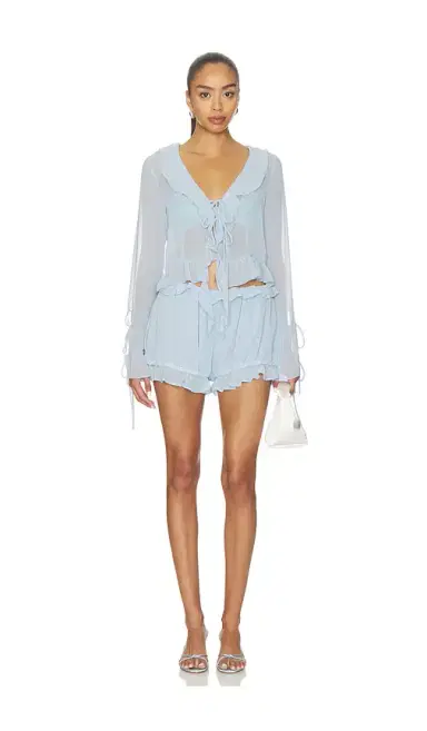 Milkwhite Ruffle Short | Thumbnail 5 Milkwhite Ruffle Short | Thumbnail 5