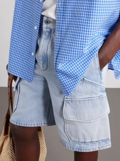 Loewe Paula's Ibiza Straight-Leg Denim Cargo Shorts - Men | Thumbnail 5 Loewe Paula's Ibiza Straight-Leg Denim Cargo Shorts - Men | Thumbnail 5