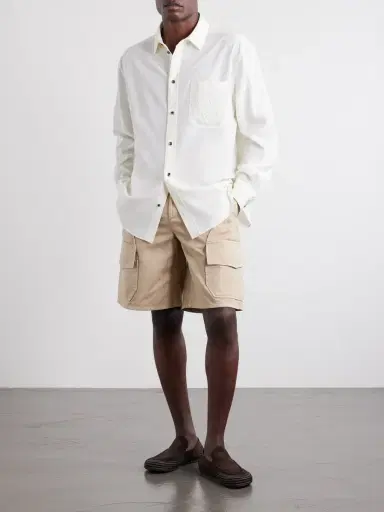 Loewe Paula's Ibiza Anagram-Embroidered Lyocell-Poplin Shirt - Men | Thumbnail 2 Loewe Paula's Ibiza Anagram-Embroidered Lyocell-Poplin Shirt - Men | Thumbnail 2