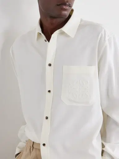 Loewe Paula's Ibiza Anagram-Embroidered Lyocell-Poplin Shirt - Men | Thumbnail 5 Loewe Paula's Ibiza Anagram-Embroidered Lyocell-Poplin Shirt - Men | Thumbnail 5