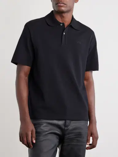 Loewe Anagram-Embroidered Cotton-Piqué Polo Shirt - Men | Thumbnail 3 Loewe Anagram-Embroidered Cotton-Piqué Polo Shirt - Men | Thumbnail 3