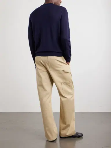 Loewe Anagram-Embroidered Wool-Blend Sweater - Men | Thumbnail 4 Loewe Anagram-Embroidered Wool-Blend Sweater - Men | Thumbnail 4