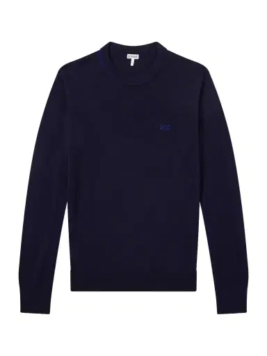 Loewe Anagram-Embroidered Wool-Blend Sweater - Men | Thumbnail 1 Loewe Anagram-Embroidered Wool-Blend Sweater - Men | Thumbnail 1