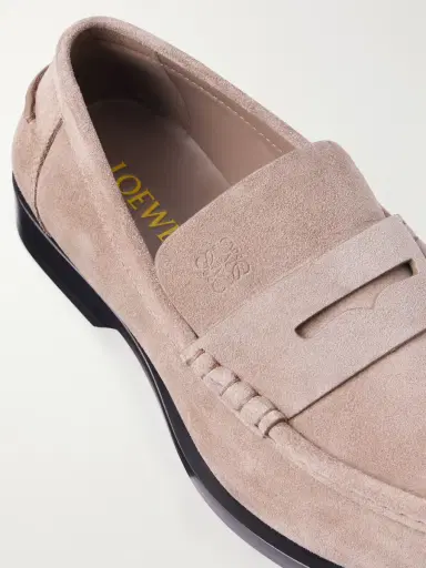 Loewe Bobine Logo-Debossed Suede Loafers - Men | Thumbnail 5 Loewe Bobine Logo-Debossed Suede Loafers - Men | Thumbnail 5