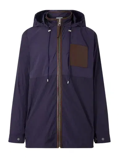 Loewe Paula's Ibiza Logo-Debossed Leather-Trimmed Ripstop Hooded Jacket - Men | Thumbnail 1 Loewe Paula's Ibiza Logo-Debossed Leather-Trimmed Ripstop Hooded Jacket - Men | Thumbnail 1