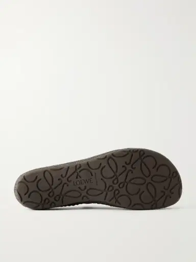Loewe Paula's Ibiza Rio Raffia-Trimmed Suede Loafers - Men | Thumbnail 3 Loewe Paula's Ibiza Rio Raffia-Trimmed Suede Loafers - Men | Thumbnail 3
