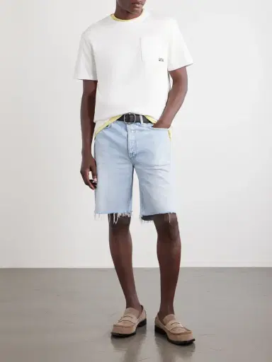 Loewe Anagram-Embroidered Cotton-Jersey T-Shirt - Men | Thumbnail 2 Loewe Anagram-Embroidered Cotton-Jersey T-Shirt - Men | Thumbnail 2