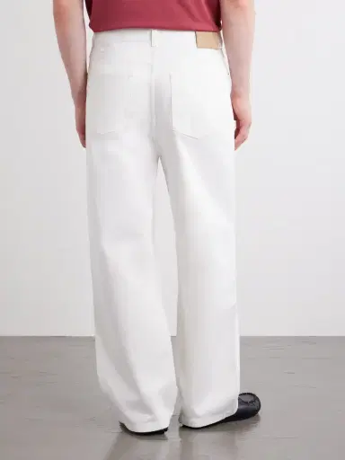 Loewe Wide-Leg Anagram-Embroidered Jeans - Men | Thumbnail 4 Loewe Wide-Leg Anagram-Embroidered Jeans - Men | Thumbnail 4