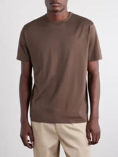 Sunspel Slim-Fit Cotton-Jersey T-Shirt - Men | Thumbnail 3 Sunspel Slim-Fit Cotton-Jersey T-Shirt - Men | Thumbnail 3