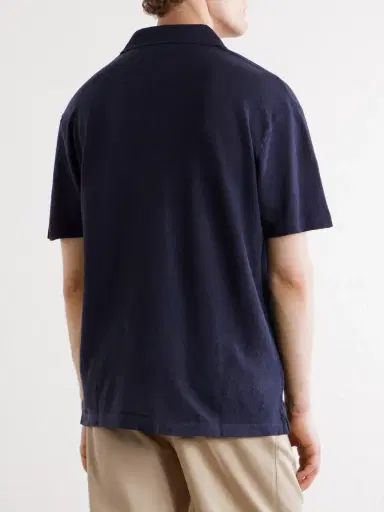 Sunspel Linen-Piqué Polo Shirt - Men | Thumbnail 4 Sunspel Linen-Piqué Polo Shirt - Men | Thumbnail 4