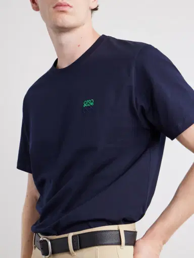 Loewe Anagram-Embroidered Cotton-Jersey T-Shirt - Men | Thumbnail 5 Loewe Anagram-Embroidered Cotton-Jersey T-Shirt - Men | Thumbnail 5