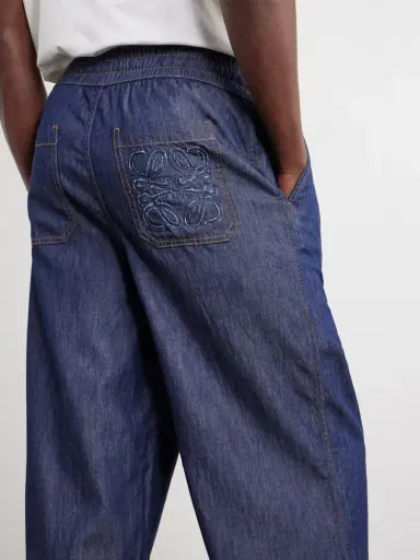 Loewe Anagram-Detailed Wide-Leg Jeans - Men | Thumbnail 6 Loewe Anagram-Detailed Wide-Leg Jeans - Men | Thumbnail 6