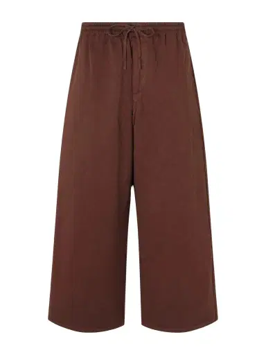 Loewe Paula's Ibiza Wide-Leg Anagram-Embroidered Cotton Drawstring Trousers - Men | Thumbnail 1 Loewe Paula's Ibiza Wide-Leg Anagram-Embroidered Cotton Drawstring Trousers - Men | Thumbnail 1
