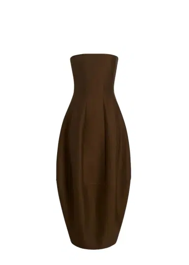 Khaite Stela Dress In Dark Olive | Thumbnail 1 Khaite Stela Dress In Dark Olive | Thumbnail 1