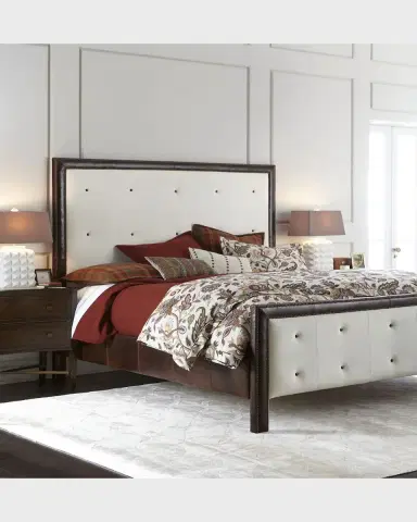 Old Hickory Tannery Garth Tufted Queen Bed | Thumbnail 3 Old Hickory Tannery Garth Tufted Queen Bed | Thumbnail 3