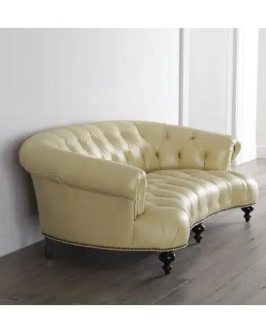 Old Hickory Tannery Lenoir Leather Tufted Sofa 70.5" | Thumbnail 3 Old Hickory Tannery Lenoir Leather Tufted Sofa 70.5" | Thumbnail 3