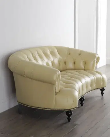 Old Hickory Tannery Lenoir Leather Tufted Sofa 70.5" | Thumbnail 1 Old Hickory Tannery Lenoir Leather Tufted Sofa 70.5" | Thumbnail 1
