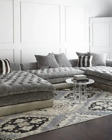 Old Hickory Tannery Galvin Three-Piece Sectional Sofa 170" | Thumbnail 3 Old Hickory Tannery Galvin Three-Piece Sectional Sofa 170" | Thumbnail 3