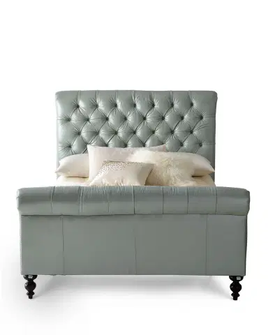Old Hickory Tannery Spence Hand-Tufted Leather King Bed | Thumbnail 2 Old Hickory Tannery Spence Hand-Tufted Leather King Bed | Thumbnail 2
