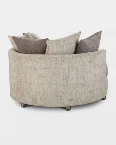 Old Hickory Tannery Bethany Round Chaise | Thumbnail 3 Old Hickory Tannery Bethany Round Chaise | Thumbnail 3