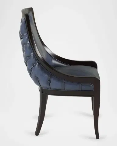 Old Hickory Tannery Kellan Leather-Tufted Dining Chair | Thumbnail 4 Old Hickory Tannery Kellan Leather-Tufted Dining Chair | Thumbnail 4