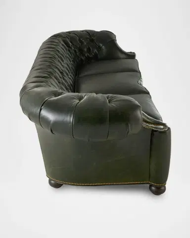 Old Hickory Tannery Julian Leather Club Sofa, 100" | Thumbnail 2 Old Hickory Tannery Julian Leather Club Sofa, 100" | Thumbnail 2