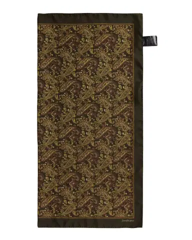 Saint Laurent Paisley-Print Silk Scarf | Thumbnail 3 Saint Laurent Paisley-Print Silk Scarf | Thumbnail 3