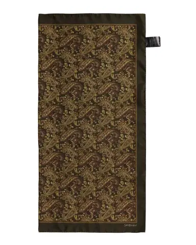 Saint Laurent Paisley-Print Silk Scarf | Thumbnail 1 Saint Laurent Paisley-Print Silk Scarf | Thumbnail 1