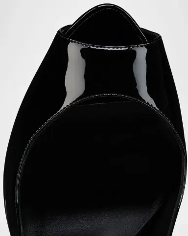Christian Louboutin 120mm Lady Fanny Patent Leather Peep-Toe Pumps | Thumbnail 2 Christian Louboutin 120mm Lady Fanny Patent Leather Peep-Toe Pumps | Thumbnail 2