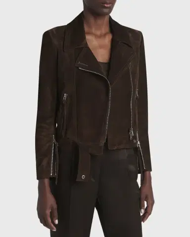 Tom Ford Suede Moto Jacket | Thumbnail 3 Tom Ford Suede Moto Jacket | Thumbnail 3