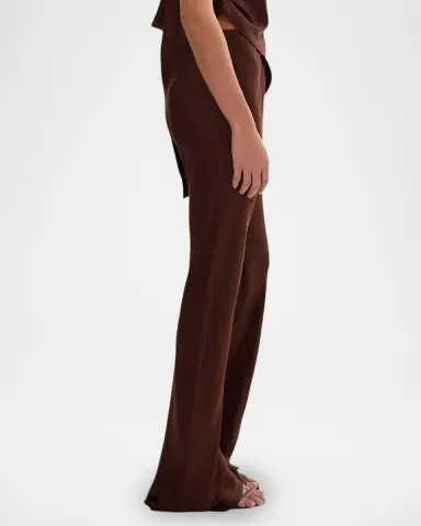 LaMarque Emile Straight-Leg Satin Pants | Thumbnail 3 LaMarque Emile Straight-Leg Satin Pants | Thumbnail 3