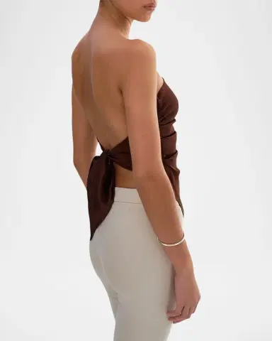 LAMARQUE Baila Strapless Scarf Top | Thumbnail 5 LAMARQUE Baila Strapless Scarf Top | Thumbnail 5