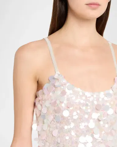 LoveShackFancy Liria Sequined Mini Dress | Thumbnail 4 LoveShackFancy Liria Sequined Mini Dress | Thumbnail 4