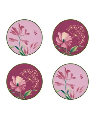 GINORI 1735 Florenza Malva Coasters, Set of 4 | Thumbnail 2 GINORI 1735 Florenza Malva Coasters, Set of 4 | Thumbnail 2