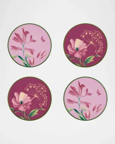 GINORI 1735 Florenza Malva Coasters, Set of 4 | Thumbnail 3 GINORI 1735 Florenza Malva Coasters, Set of 4 | Thumbnail 3