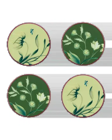 GINORI 1735 Florenza Acanto Coasters, Set of 4 | Thumbnail 2 GINORI 1735 Florenza Acanto Coasters, Set of 4 | Thumbnail 2