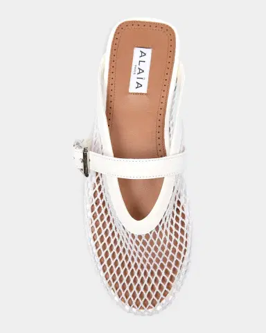Alaïa Mesh Mary Jane Ballerina Mules | Thumbnail 3 Alaïa Mesh Mary Jane Ballerina Mules | Thumbnail 3