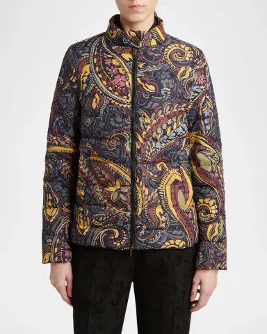 Etro Paisley Down Padded Jacket | Thumbnail 3 Etro Paisley Down Padded Jacket | Thumbnail 3