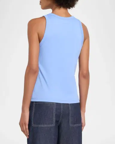 Lafayette 148 New York Swiss Cotton Rib Racerback Tank | Thumbnail 2 Lafayette 148 New York Swiss Cotton Rib Racerback Tank | Thumbnail 2