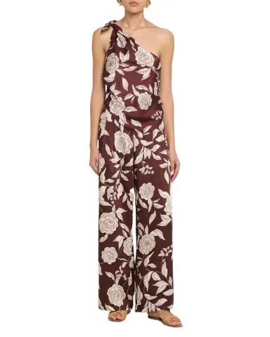 TANYA TAYLOR Jodi Floral Twill Wide-Leg Pants | Thumbnail 1 TANYA TAYLOR Jodi Floral Twill Wide-Leg Pants | Thumbnail 1
