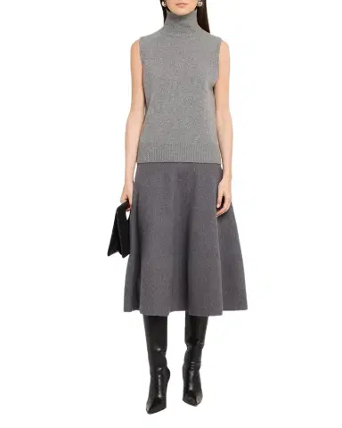 Brandon Maxwell Bruno Turtleneck Sleeveless Sweater | Thumbnail 1 Brandon Maxwell Bruno Turtleneck Sleeveless Sweater | Thumbnail 1