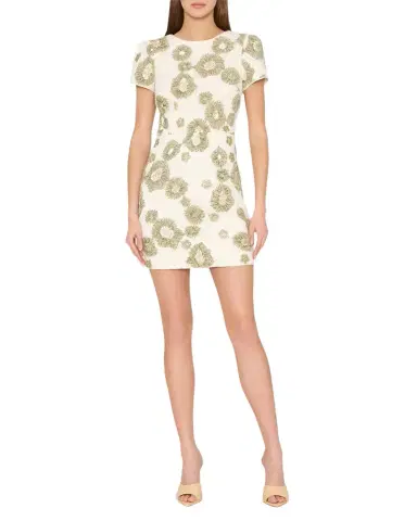 Milly Daisy Embroidered Lace Mini Dress | Thumbnail 1 Milly Daisy Embroidered Lace Mini Dress | Thumbnail 1