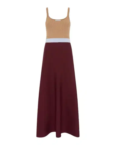 Gabriela Hearst Flaminius Sleeveless Colorblock Wool-Cashmere Knit Midi Dress | Thumbnail 1 Gabriela Hearst Flaminius Sleeveless Colorblock Wool-Cashmere Knit Midi Dress | Thumbnail 1