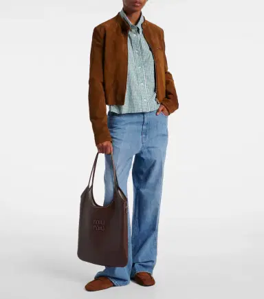 Miu Miu Ivy leather shopper | Thumbnail 6 Miu Miu Ivy leather shopper | Thumbnail 6