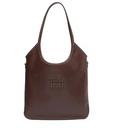 Miu Miu Ivy leather shopper | Thumbnail 1 Miu Miu Ivy leather shopper | Thumbnail 1