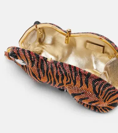 Judith Leiber Couture Wildcat Small crystal-embellished clutch | Thumbnail 3 Judith Leiber Couture Wildcat Small crystal-embellished clutch | Thumbnail 3